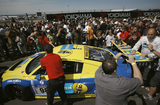Audi R8 LMS at Nurburgring 24 hour