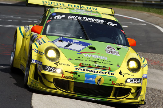#1 Manthey Racing Porsche wins 2009 Nurburgring 24 hour race