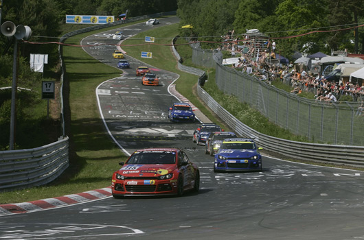 Vlokswagen Sciroccos at Nurburgring 24 hour race