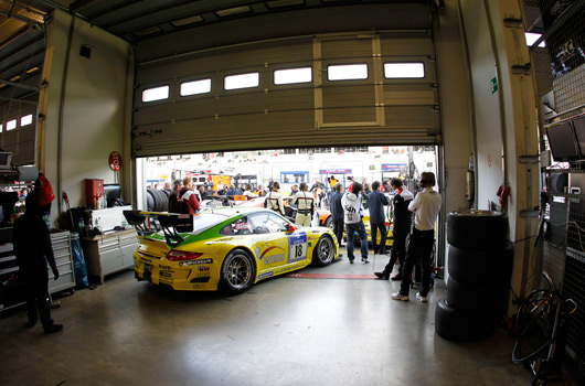 Porsche at the 2011 Nurburgring 24 hour race