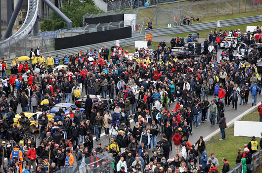 Porsche at the 2011 Nurburgring 24 hour race