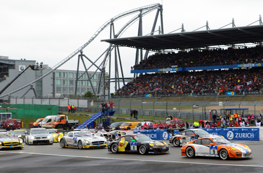 Porsche at the 2011 Nurburgring 24 hour race