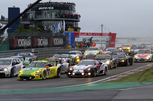 Porsche at the 2011 Nurburgring 24 hour race