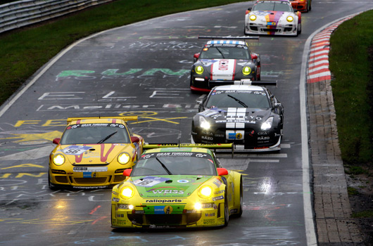 Porsche at the 2011 Nurburgring 24 hour race