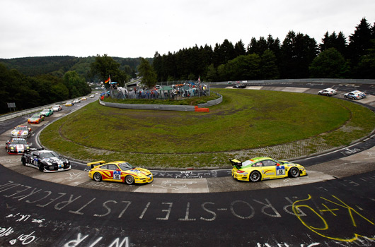 Porsche at the 2011 Nurburgring 24 hour race