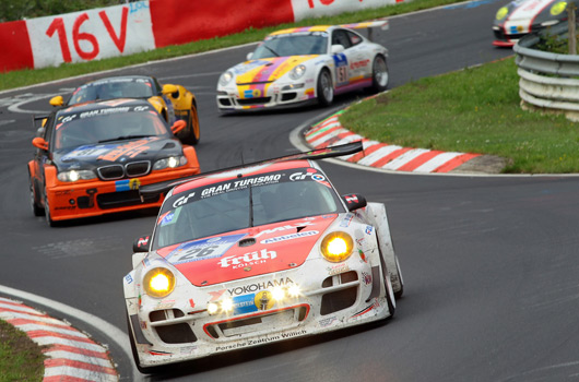 Porsche at the 2011 Nurburgring 24 hour race