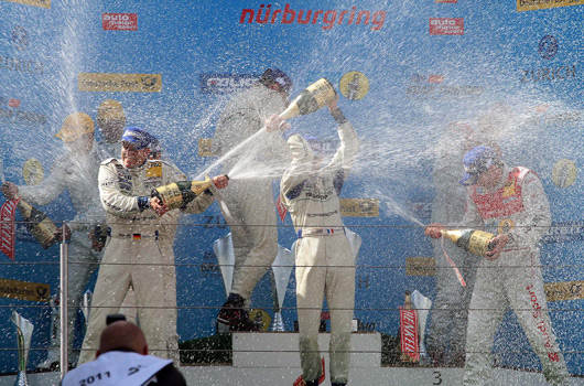 Porsche at the 2011 Nurburgring 24 hour race