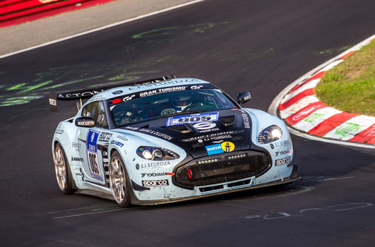 Aston Martin at the 2012 Nurburgring 24 hour race