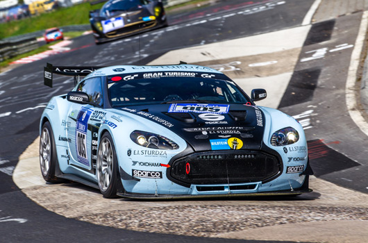 Aston Martin at the 2012 Nurburgring 24 hour race