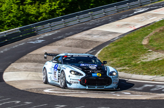 Aston Martin at the 2012 Nurburgring 24 hour race