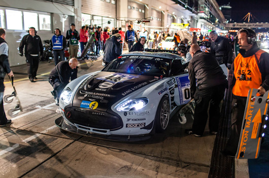 Aston Martin at the 2012 Nurburgring 24 hour race