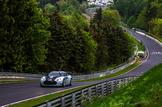 Aston Martin at the 2012 Nurburgring 24 hour race