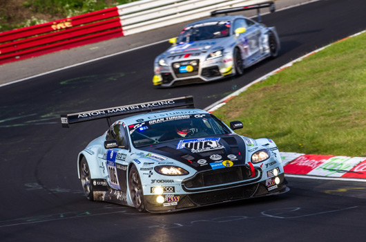 Aston Martin at the 2012 Nurburgring 24 hour race