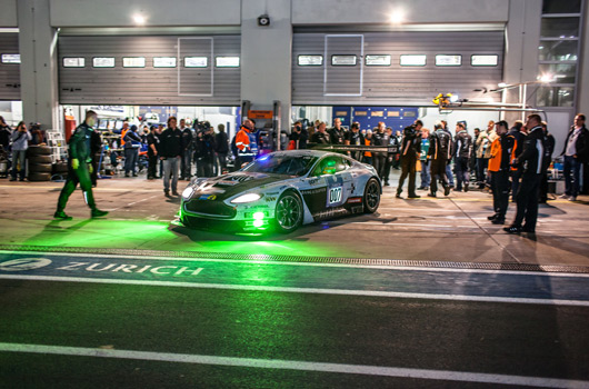 Aston Martin at the 2012 Nurburgring 24 hour race