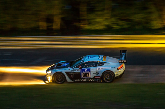 Aston Martin at the 2012 Nurburgring 24 hour race