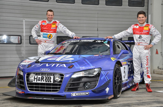 Audi at 2012 Nurburgring 24 hour race