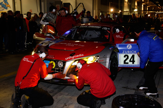 Audi at 2012 Nurburgring 24 hour race