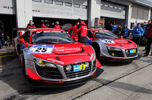 Audi at 2012 Nurburgring 24 hour race