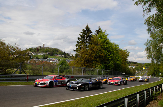 Audi at 2012 Nurburgring 24 hour race