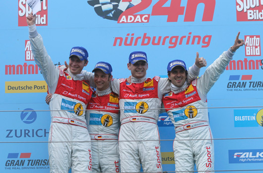 Audi at 2012 Nurburgring 24 hour race