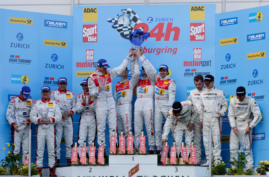 Audi at 2012 Nurburgring 24 hour race