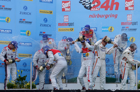 Audi at 2012 Nurburgring 24 hour race