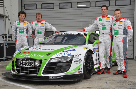 Audi at 2012 Nurburgring 24 hour race