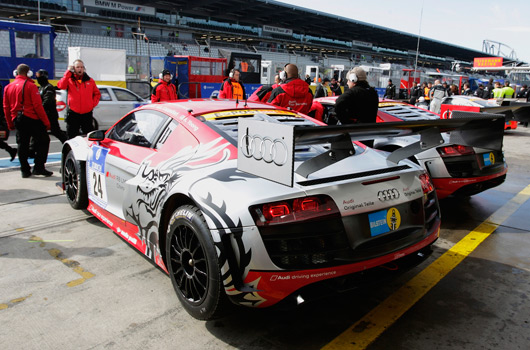 Audi at 2012 Nurburgring 24 hour race