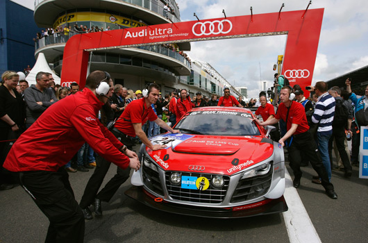 Audi at 2012 Nurburgring 24 hour race