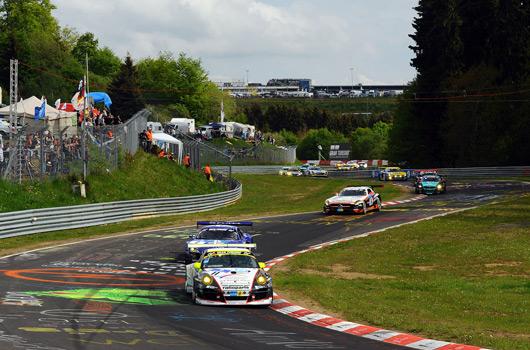 Porsche at the 2012 Nurburgring 24 hour race