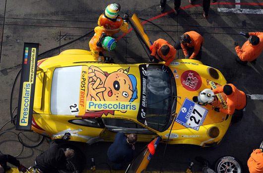 Porsche at the 2012 Nurburgring 24 hour race