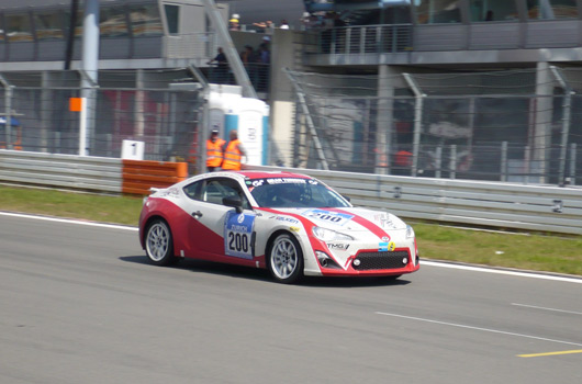 Toyota at the 2012 Nurburgring 24 hour race