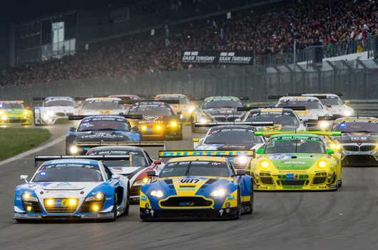 Aston Martin at the 2013 Nurburgring 24 hour race