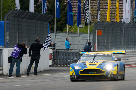 Aston Martin at the 2013 Nurburgring 24 hour race