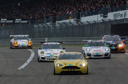 Aston Martin at the 2013 Nurburgring 24 hour race