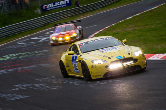 Aston Martin at the 2013 Nurburgring 24 hour race