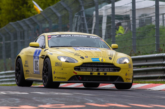 Aston Martin at the 2013 Nurburgring 24 hour race