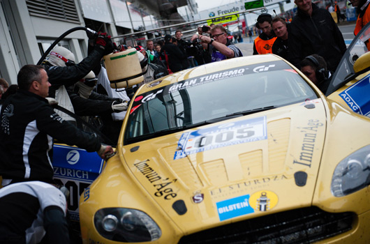 Aston Martin at the 2013 Nurburgring 24 hour race