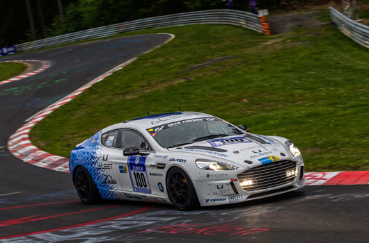 Aston Martin at the 2013 Nurburgring 24 hour race