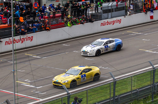 Aston Martin at the 2013 Nurburgring 24 hour race