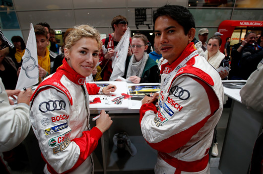 Audi at the 2013 Nurburgring 24 hour race