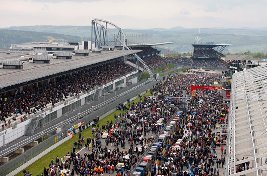 Audi at the 2013 Nurburgring 24 hour race