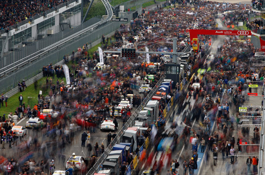 Audi at the 2013 Nurburgring 24 hour race