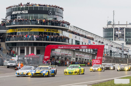 Audi at the 2013 Nurburgring 24 hour race