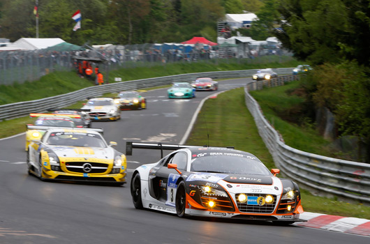Audi at the 2013 Nurburgring 24 hour race