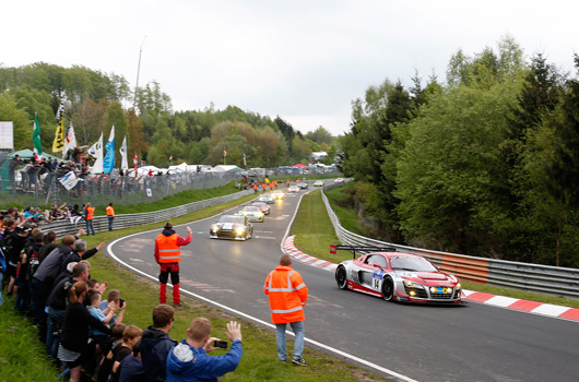 Audi at the 2013 Nurburgring 24 hour race