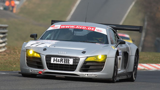 Last weekend the Audi R8 LMS racer designed for GT3 competition was