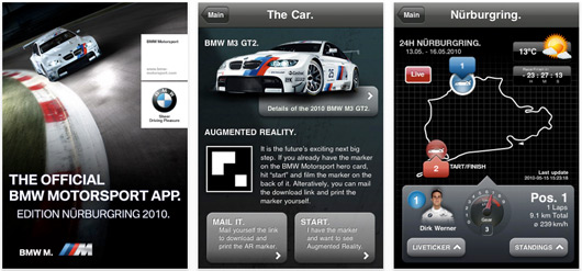BMW Motorsport iPhone App