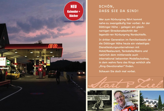 Dottinger Hohe fuel station website