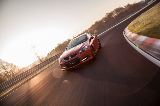 Holden VF SSV ute at the Nurburgring